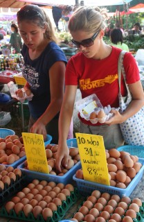 At the market in Ao Chalong, Phuket, Thailand