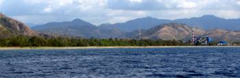 Approaching the power station at Mautenda