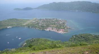 Mooring location from Gunung Api, Banda Neira