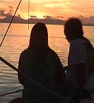 Sunset over Bora-Bora, French Polynesia