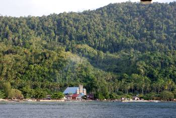 Bobola village and its huge church