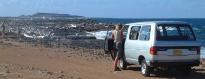 Exploring the rugged east coast of Bonaire