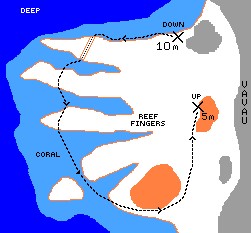 Dive profile of Boulder Bay