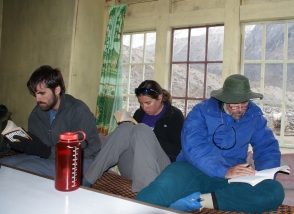 "Chill-laxing" in our Dzongla guesthouse