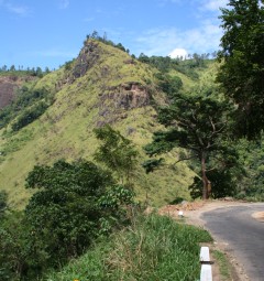 Our narrow road down the Ella Gap