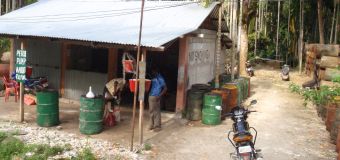 Petrol station, Little Andaman-style. Andaman Island, India