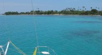 The beautiful waters around Galogalo Island