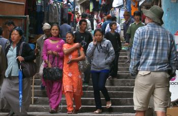 Walking is a way of life in hilly Gangtok