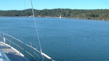 Approaching Gary's Anchorage