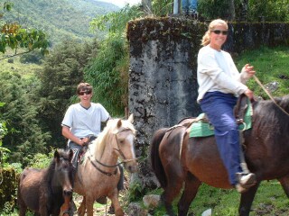 Amanda and Chris ride out!