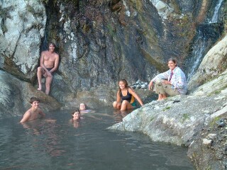 Natural hotsprings in the Andes, a great end to the 4-day Los Llanos trip.