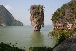 The famous rock off James Bond Island