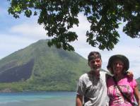 Sue and Jon in Banda, Indonesia