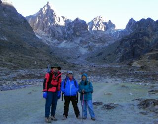 Jon, Tenzing & Pema - pass is above Pema