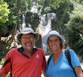 Travelers enjoying Luang Prabang sights