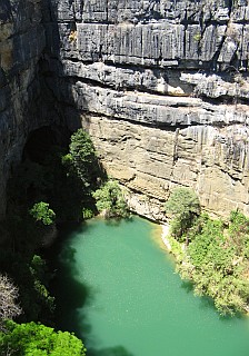 Way down to Lac Vert. No way