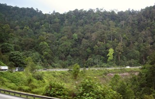 A 6-lane highway thru the forests of Malaysia