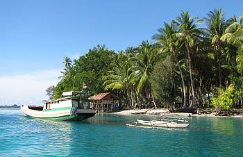 Fishing homestead in the Boo Islands west of Misool