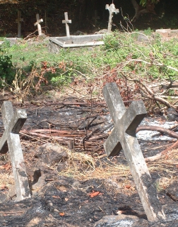 Cemetery for both patients and nuns at Makogai's leper colony