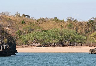 Lone house on the shores of Moramba Bay