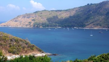 Nai Harn Bay, Phuket Island, during winter season