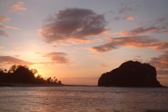 Sunset at Navadra, Mamanucas, Fiji
