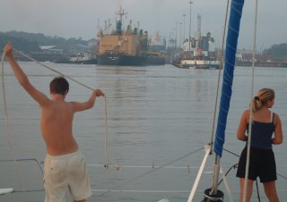 More lines being arranged as we approach our first locks