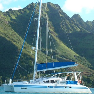 Ocelot anchored in Moorea, French Polynesia
