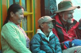 Pema, Jon & Tenzing's son, laughing