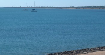 Swell sometimes enters the Black Point anchorage