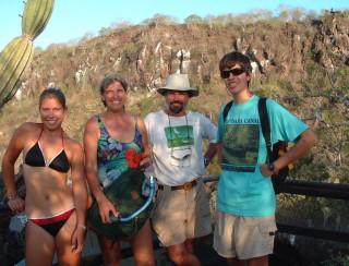 Swimming in San Cristbal, Galapagos