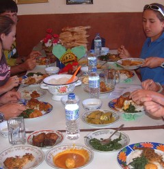 A great meal for $3 in Soe, central Timor