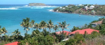 Typical St. Barths ocean-front view