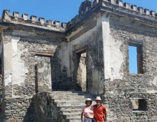 Visiting Portuguese prison ruins near Dili