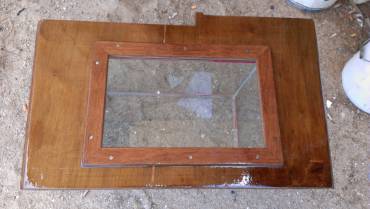 Houa's repaired floorboard, with a new frame & new epoxy
