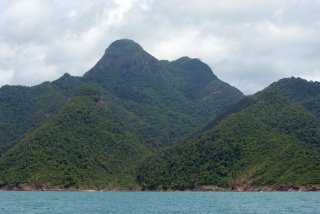 The hills above Telaga Harbor, Langkawi, Malaysia