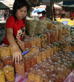 Bubble-packed snacks in Chiang Mai