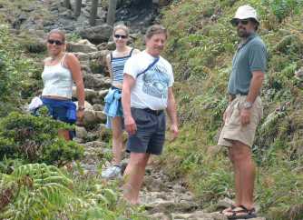 Climbing Mt. Soufriere Volcano on Guadeloupe