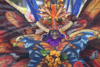 Amazing costumes at Rainbow Parade, Belitung